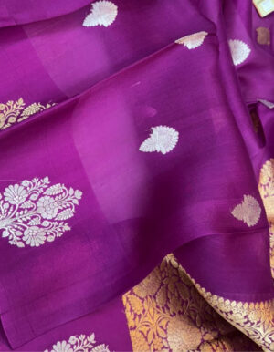 pure kora organza silk saree