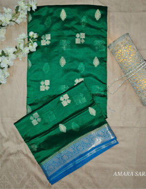 pure raw mango silk saree