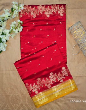 pure raw mango silk saree