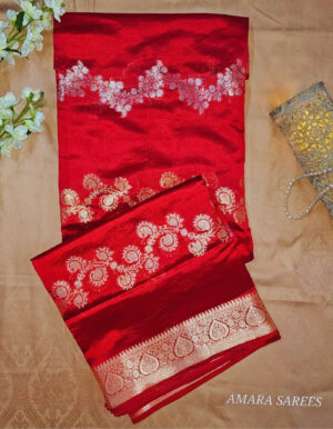 pure raw mango silk saree