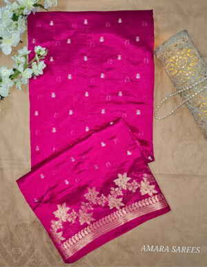 pure raw mango silk saree