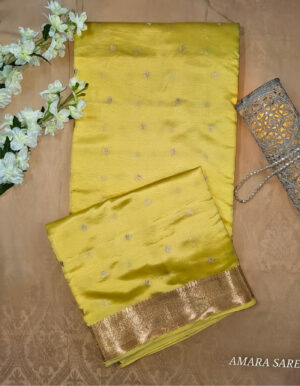 pure raw mango silk saree