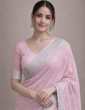 pure chiffon saree