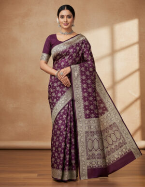 banarasi katan silk saree